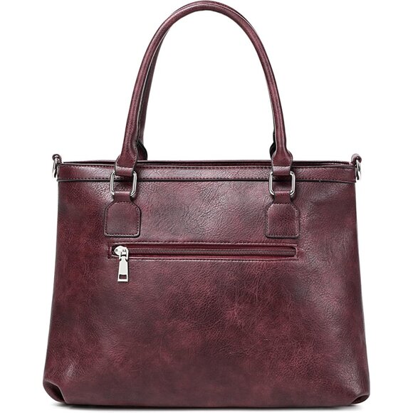 Women Purse Vegan Leather Hobo Crossbody Tote Shoulder Bag Large - Picture 2 of 6